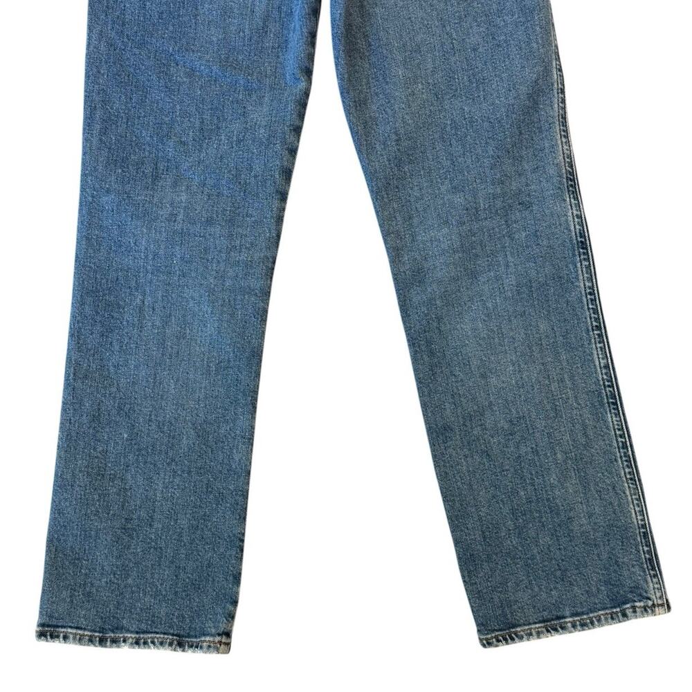 AGOLDE Pinch Waist High Rise Kick Jeans Size 27 Blue Classic Minimal Casual - Picture 7 of 11